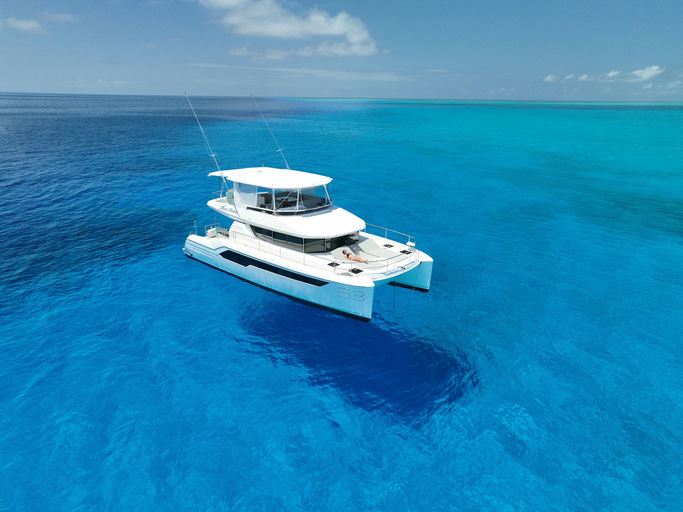 Blue Moon, 16.2 m Robertson & Caine Leopard 53 power catamaran charter yacht