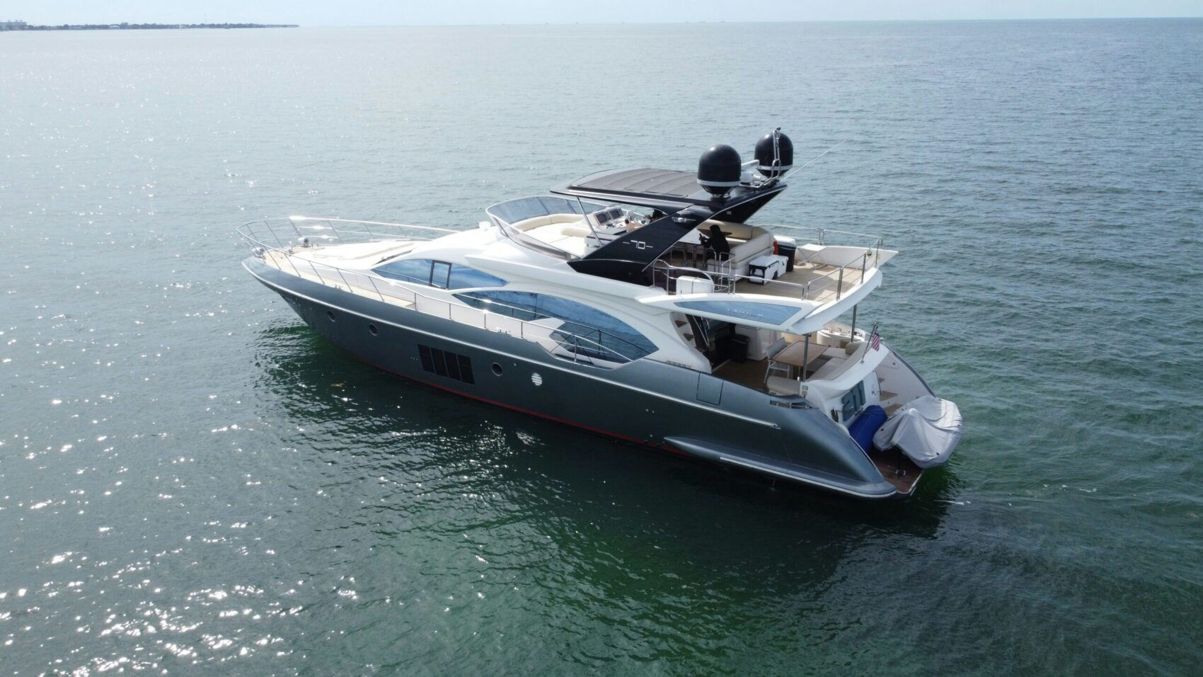 70' Azimut Fly + Water Toys, 21.3 m Azimut 70 Fly charter yacht