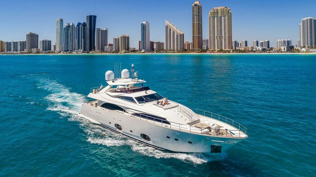 Soleado (97 Ferretti), 29.6 m Ferretti 970 Custom Line charter yacht