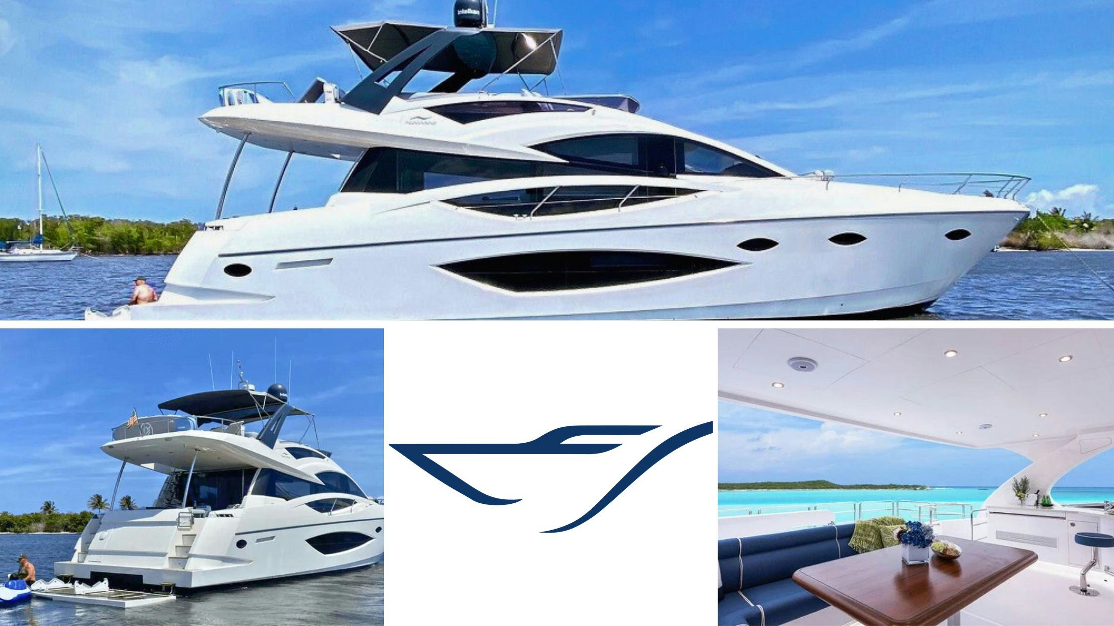 75' Flybridge, 22.9 m Flybridge motor yacht charter yacht