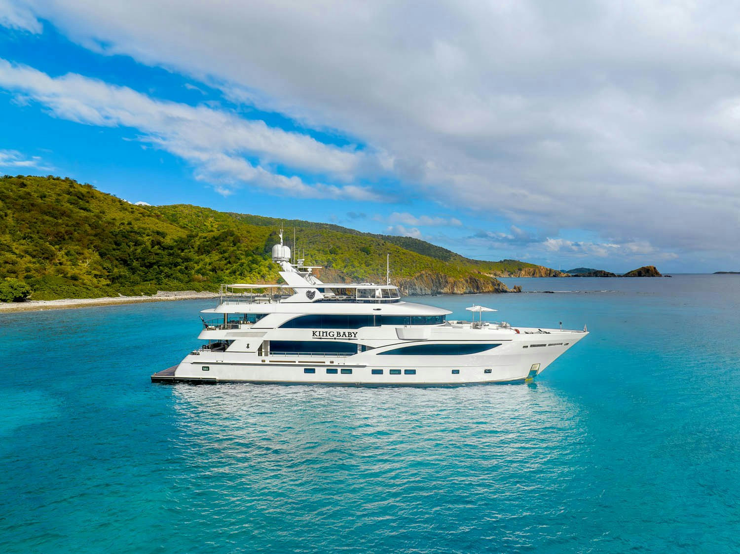 KING BABY, 43.9 m charter yacht