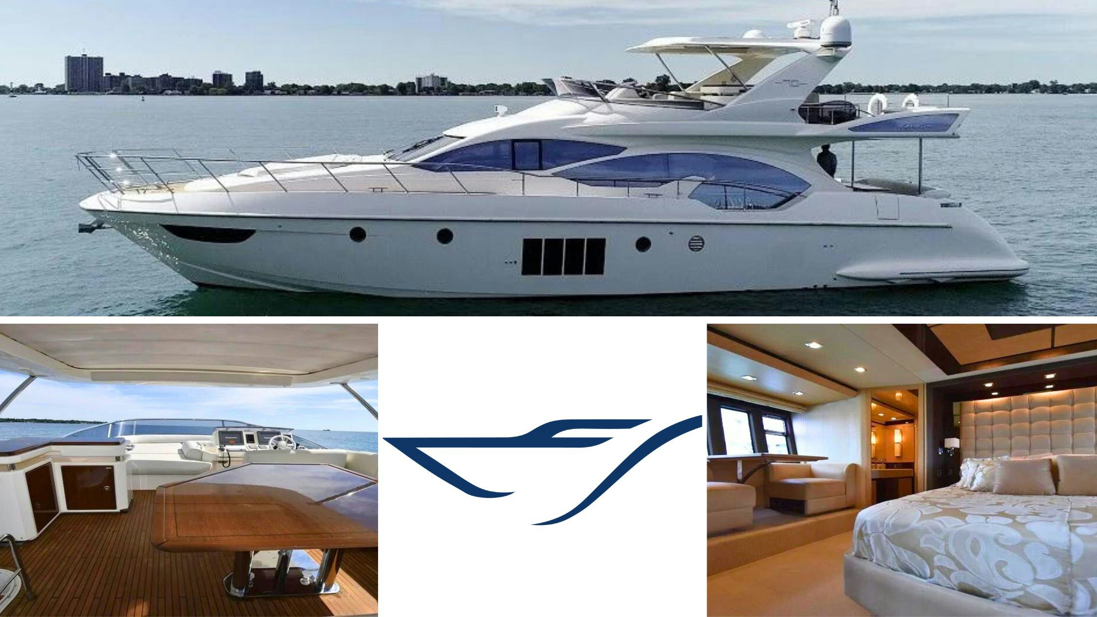 70' Azimut + Jetski, 21.3 m Azimut 70 charter yacht
