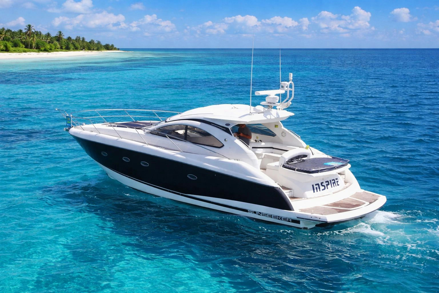 Inspire, 15.2 m Sunseeker Portofino 47 (50 ft) charter yacht