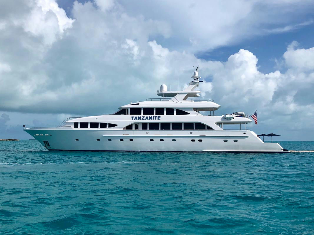 TANZANITE, 44.2 m charter yacht