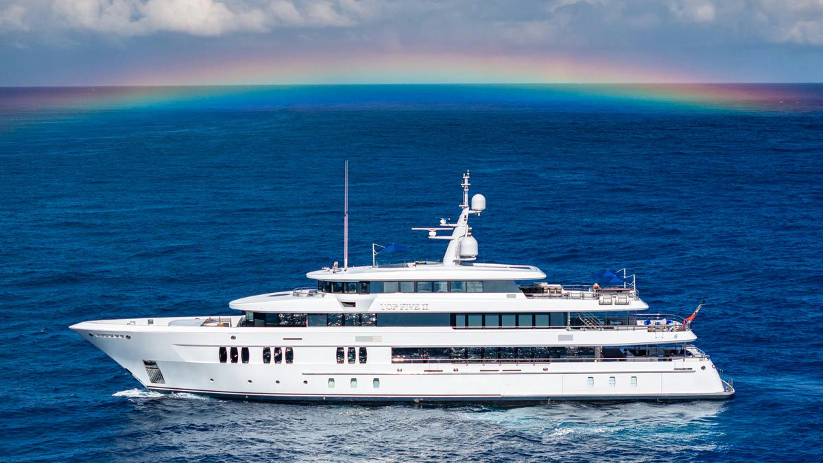 TOP FIVE II, 61 m charter yacht