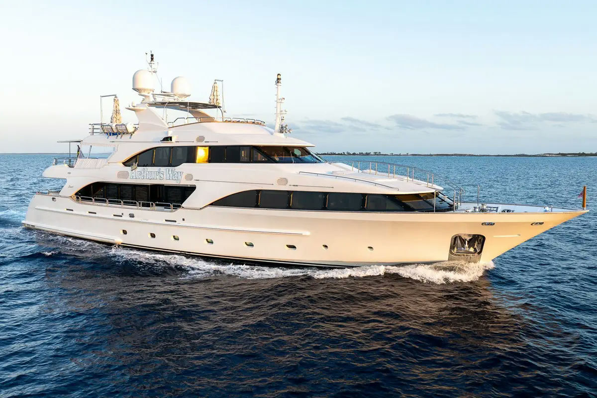 Arthur's Way, 36.9 m charter yacht