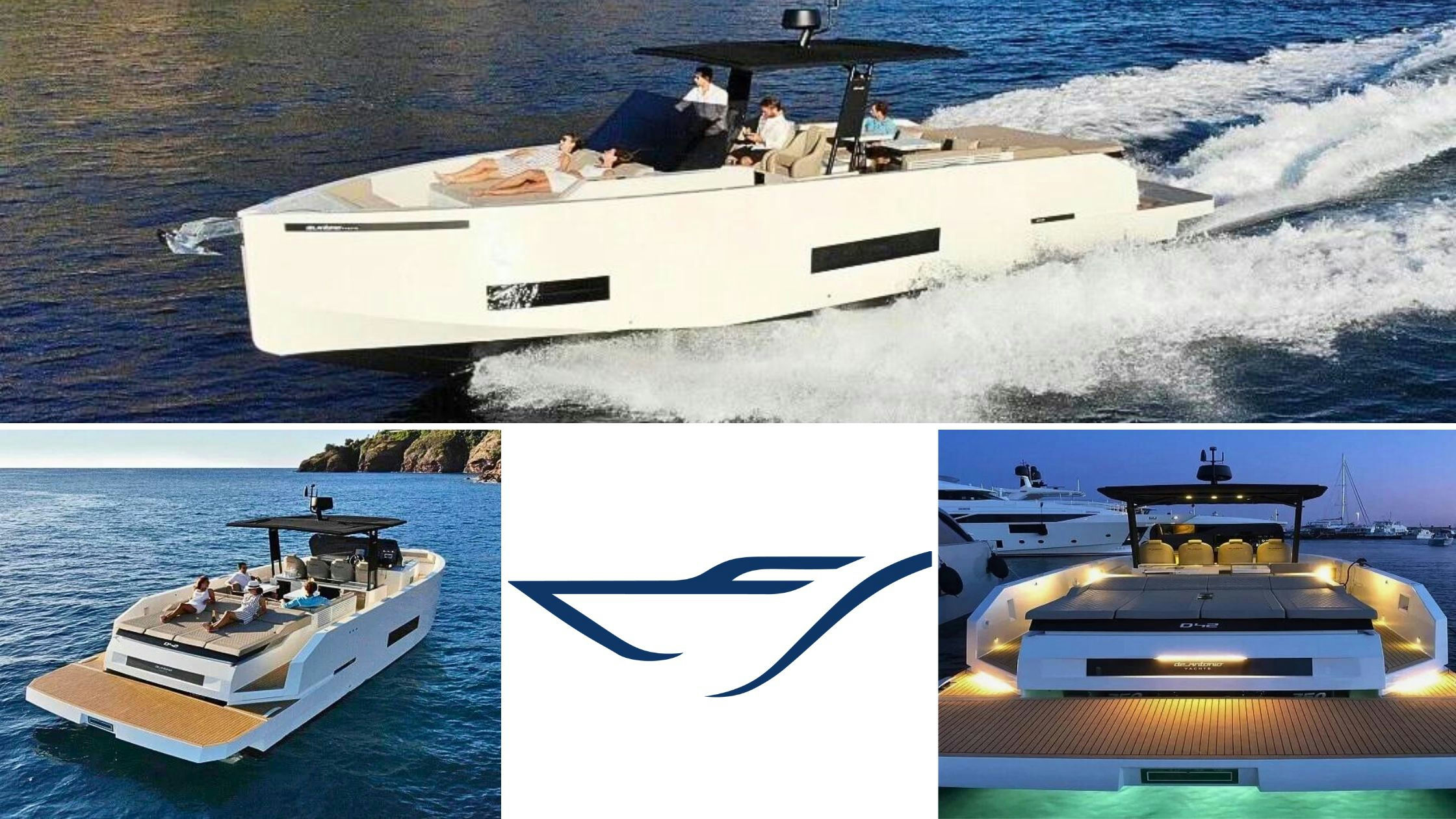 44' 2024 De Antonio, 13.4 m De Antonio Yachts D42/D44 (page says 44' 2024; booking engine says 42' 2021) charter yacht